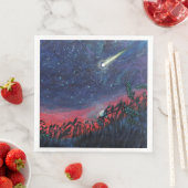 Machen Sie einen Wunsch auf einer Shooting Star Il Serviette (Beispiel)