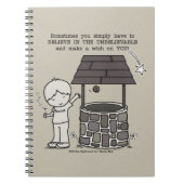 Machen Sie einen Wunsch auf Ihnen! Notizblock (Vorderseite)