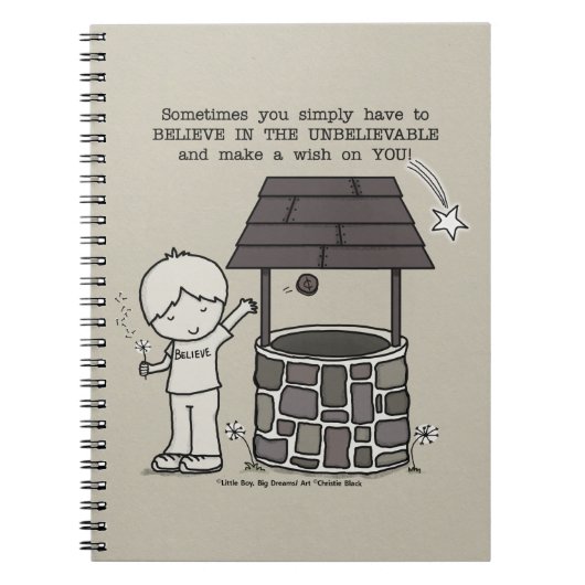 Machen Sie einen Wunsch auf Ihnen! Notizblock (Vorderseite)