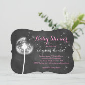 Machen Sie einen Wunsch! Babyparty-Einladung Einladung (Stehend Vorderseite)