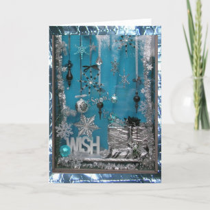 Machen Sie einen Wunsch Feiertagskarte