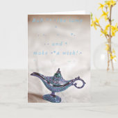 Machen Sie einen Wunsch! Karte (Gelbe Blume)