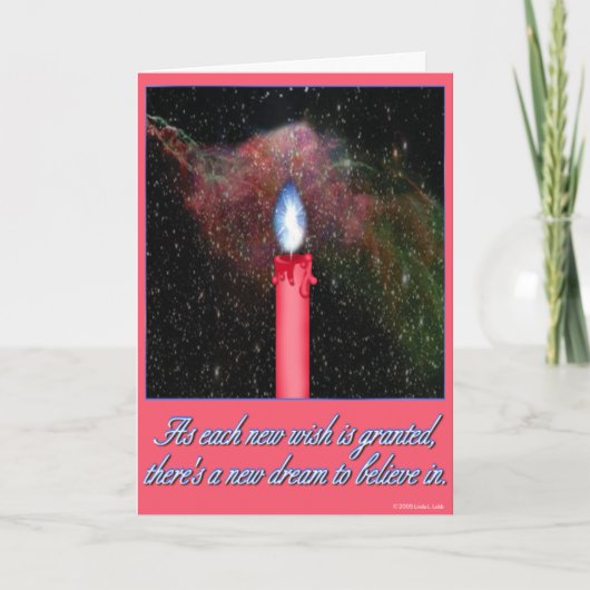 Machen Sie einen Wunsch! Karte (Vorderseite)
