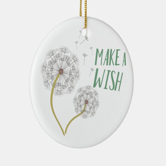 Machen Sie einen Wunsch Keramik Ornament (Rechts)