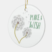 Machen Sie einen Wunsch Keramik Ornament (Links)