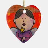 Machen Sie einen Wunsch Keramik Ornament (Rechts)