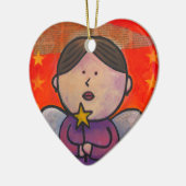 Machen Sie einen Wunsch Keramik Ornament (Links)