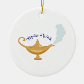 Machen Sie einen Wunsch Keramik Ornament (Vorne)