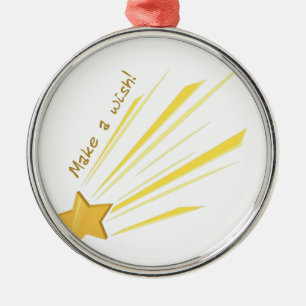 Machen Sie einen Wunsch Ornament Aus Metall