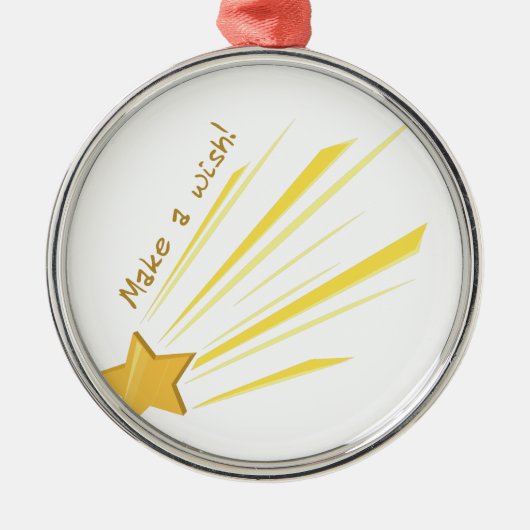 Machen Sie einen Wunsch Ornament Aus Metall (Vorne)