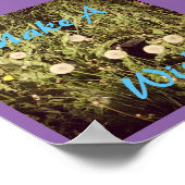 Machen Sie einen Wunsch Poster (Ecke)