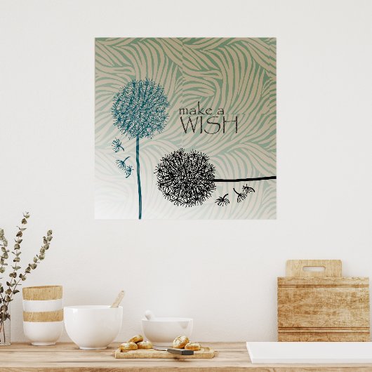 Machen Sie einen Wunsch Poster (Küche)