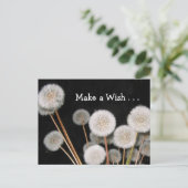 Machen Sie einen Wunsch Postkarte (Stehend Vorderseite)