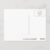 Machen Sie einen Wunsch Postkarte (Rückseite)