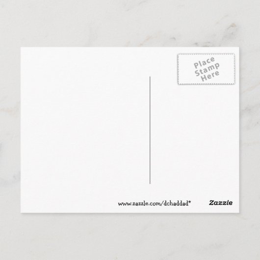 Machen Sie einen Wunsch Postkarte (Rückseite)