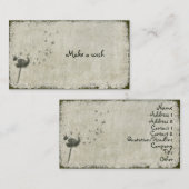 machen Sie einen Wunsch Visitenkarte (Vorne/Hinten)