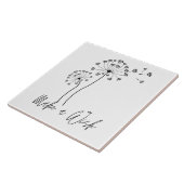 Machen Sie einen Wunschfeuer Blume Fluff Fliese (Seite)