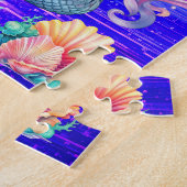 Machen Sie einen zauberhaften Wasserfall der Meerj Puzzle (Seite)