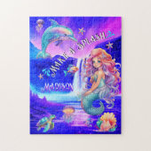 Machen Sie einen zauberhaften Wasserfall der Meerj Puzzle (Vertikal)