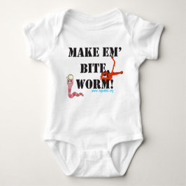 Machen Sie Em Biss-Wurm! Baby Strampler
