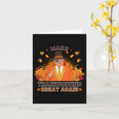 Machen Sie Erntedank wieder groß Funny Herbst Le Karte (Gelbe Blume)