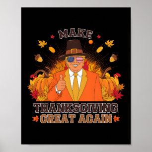 Machen Sie Erntedank wieder groß Funny Herbst Le Poster