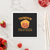 Machen Sie Erntedank wieder groß Trumpkin-Boxy Serviette (Beispiel)