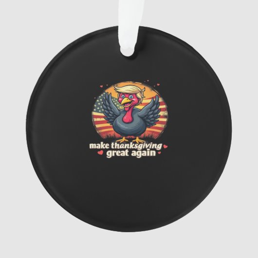 Machen Sie Erntedank wieder großartig Erntedank Cl Ornament (Vorderseite)