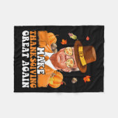 Machen Sie Erntedank wieder großartig Herbst Herbs Fleecedecke (Vorderseite (Horizontal))