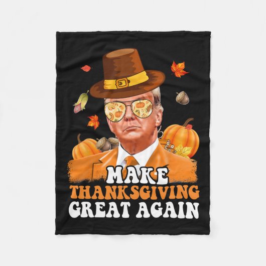 Machen Sie Erntedank wieder großartig Herbst Herbs Fleecedecke (Vorderseite)