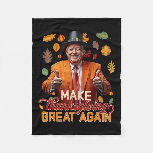 Machen Sie Erntedank wieder großartig Herbst Herbs Fleecedecke (Vorderseite)