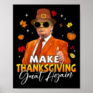Machen Sie Erntedank wieder großartig Herbst Herbs Poster