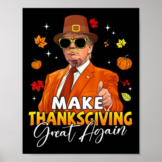 Machen Sie Erntedank wieder großartig Herbst Herbs Poster (Vorne)