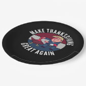 Machen Sie Erntedank wieder großartig Trumpkin - K Pappteller (Schrägansicht)