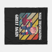 Machen Sie Erntedank wieder großartig Trumpkin - S Fleecedecke (Vorderseite (Horizontal))