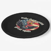 Machen Sie Erntedank wieder zum Erntedank Pappteller (Schrägansicht)