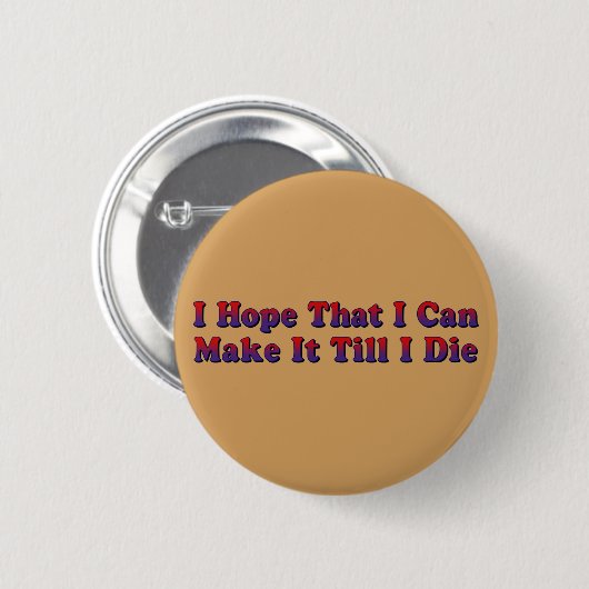 Machen Sie es, bis ich die - runden Sie Knopf Button (Vorne & Hinten)