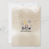 Machen Sie es Dezember erinnern Weihnachten Einladung (Rückseite)