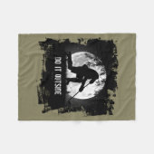 Machen Sie es draußen (Hockey) Fleecedecke (Vorderseite (Horizontal))