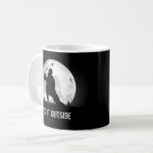 Machen Sie es draußen (Hockey) Kaffee-Tasse Kaffeetasse (Vorderseite Links)