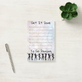 Machen Sie es fertig mit Disco-Tänzen Post-it Klebezettel (Büro)