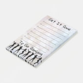 Machen Sie es fertig mit Disco-Tänzen Post-it Klebezettel (angewinkelt)