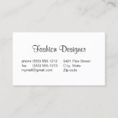 Machen Sie es funktionstüchtig - die "Business Car Visitenkarte (Rückseite)