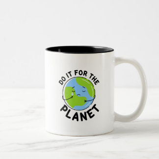 Machen Sie es für die Planet-Zwei-Tone-Kaffee-Tass Zweifarbige Tasse
