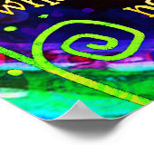 Machen Sie es geschehen Quote Spaß Inspirivity Kla Poster (Ecke)