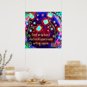 Machen Sie es geschehen Quote Spaß Inspirivity Kla Poster (Küche)