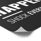 Machen Sie es geschehen schockiert jeden Inspirati Poster (Ecke)