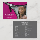 Machen Sie es herauf Visitenkarteschablone Visitenkarte (Vorne/Hinten)