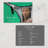 Machen Sie es herauf Visitenkarteschablone Visitenkarte (Vorne/Hinten)