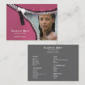 Machen Sie es herauf Visitenkarteschablone Visitenkarte (Vorne/Hinten)